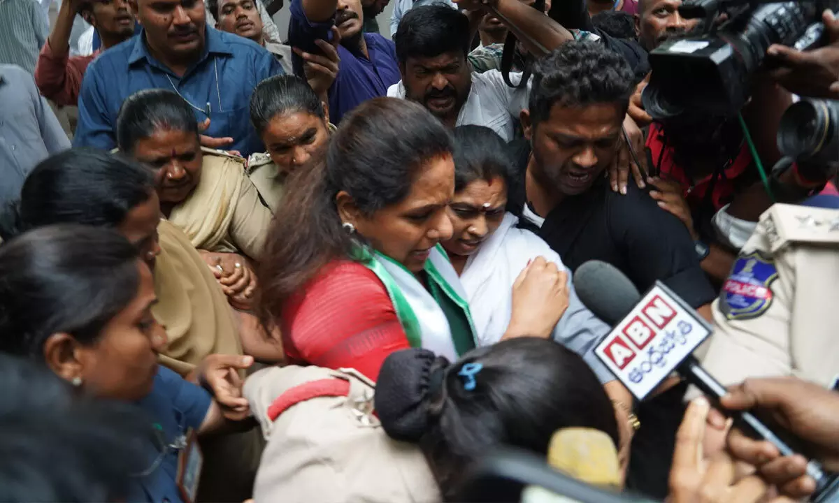 Kavitha arrested at protest over bus pass price increase