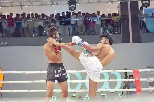 Kickboxing events take place