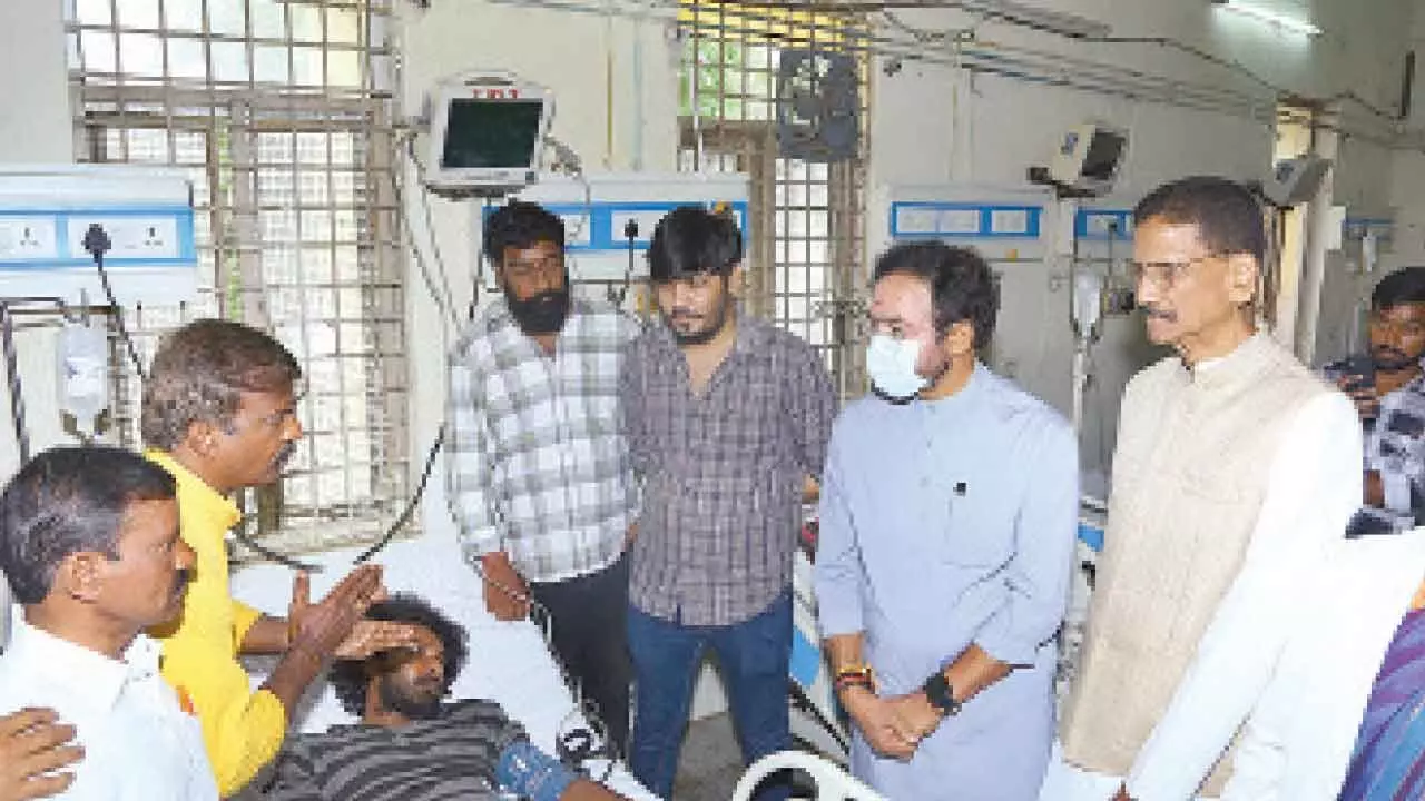 Kishan Reddy checks Gandhi Hospital facilities