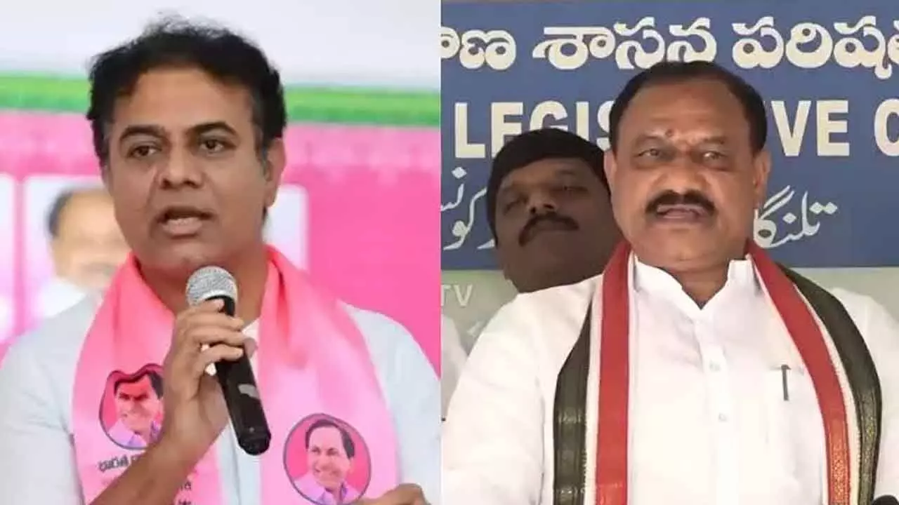 KTR sends legal notice to Mahesh Goud over phone tapping claims