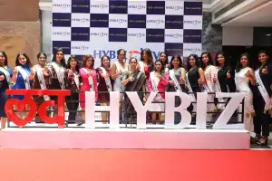 Miss Universe Finalists Visit HyBiz.TV