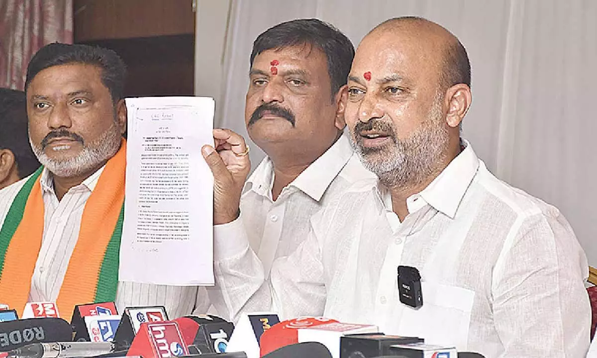 Modi says KLIP was like an ATM for KCR family: Bandi Sanjay