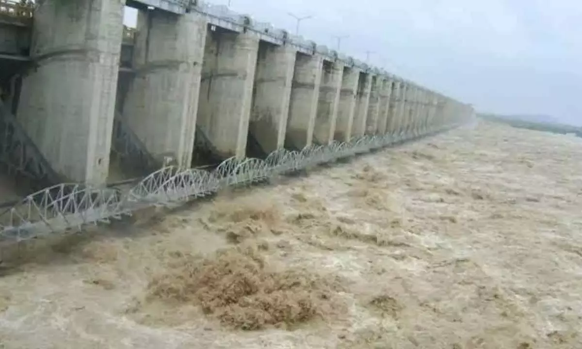 PJP Dam Sees Large Water Inflow, Power Generation at Peak with 34,772 Cusecs Released