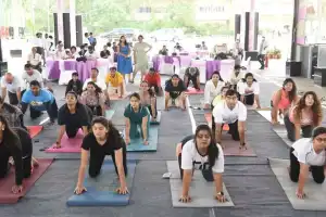 TCEI and TEFA Host Yoga, Zumba, and Health Camp at HITEX for International Yoga Day 2025