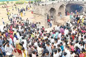 Thousands gather at Golkonda Fort for Bonalu festival