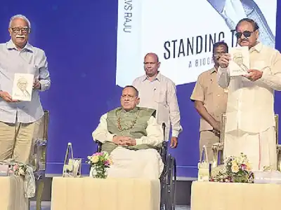 Venkaiah Naidu unveils Dr AVS Raju’s biography