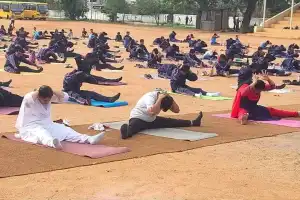 Yoga Day Celebration Promotes Health and Peace