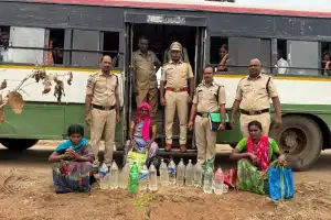33.75 liters of liquor seized by CI Karuna