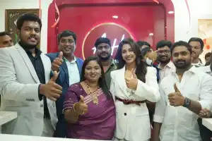 Actress Daksha Nagarkar Opens Amjad Habib Salon in Alkapur