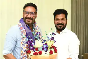 Ajay Devgan talks with Telangana CM about new film studio plans