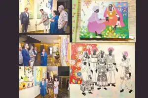 Anuradha Thakur Opens ‘Unwritten Earthsongs’ Art Show