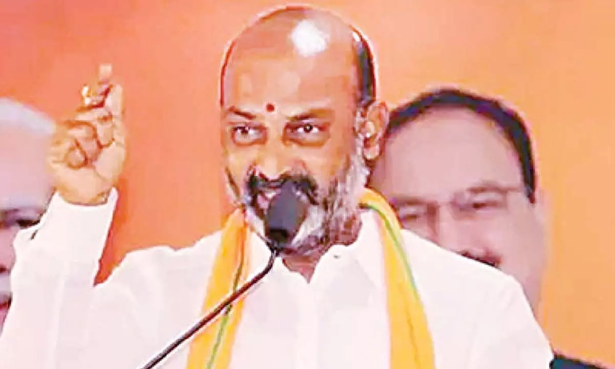 Bandi Sanjay asks to change the date for phone tapping statement