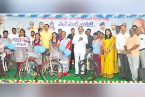 Bandi Sanjay starts bicycle program for 10th graders