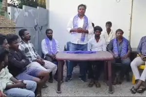 Bhim Army Accuses Revenue Officials of Negligence in Jogulamba Gadwal
