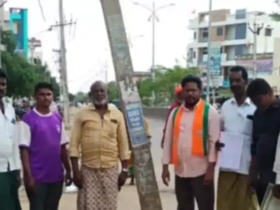 BJP Calls for Quick Removal of Electric Poles on Ayija Main Road