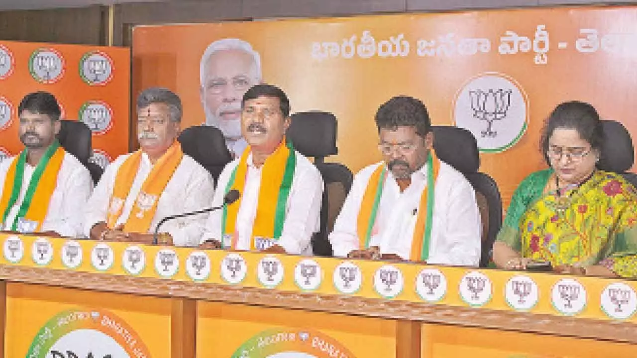 BJP says Congress is misleading BCs with an unconstitutional reservation law