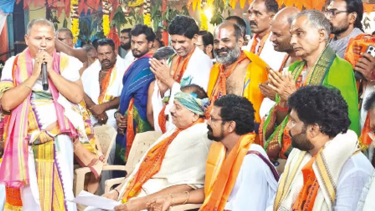 Ceremony ends with final ritual