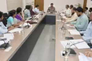 Collector Santosh Demands Quick Action on Indiramma Housing Scheme, Warns Officials About Delays
