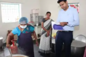 Collector Warns KGBV Headmistress for Ignoring Meal Standards in Gonupadu