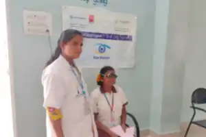 Free Eye Checkup Camp at Gattu School Supported by Bhavishya Bharat and LTI Mindtree Foundation