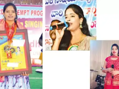 From a small village to global fame: Merugu Sandhya shines with her singing talent