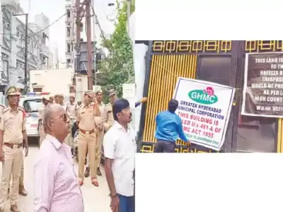 GHMC takes action and demolishes illegal buildings in Old City