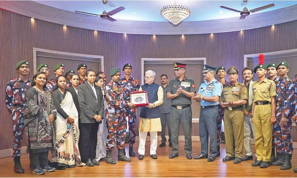 Governor Jishnu Dev leads 26th Kargil Victory Day