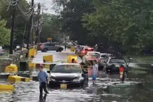 Heavy Rain Floods Secunderabad: Students Trapped, Roads Closed