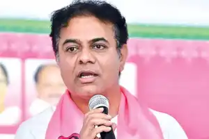 KTR criticizes Congress for arresting protesting youth