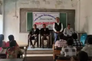 Legal Services Team Raises Awareness on Ragging at Sri Krishnaveni Junior College