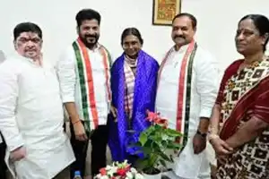 Meenakshi Natarajan meets with CM Revanth Reddy and TPCC Chief to discuss issues