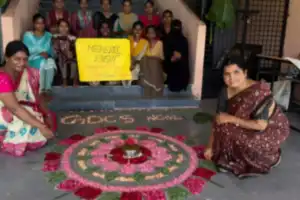 Mehendi Celebrations Delight at Government Science College