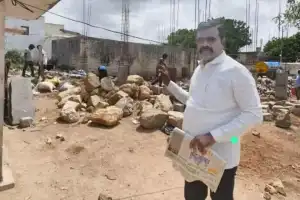 MLA’s Assistant Accused of Taking Panchayat Land in Gattu Mandal