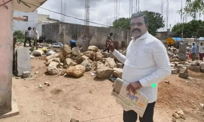 MLA's Assistant Accused of Taking Panchayat Land in Gattu Mandal