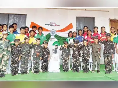 Nagabhushanam School celebrates Kargil Vijay Diwas