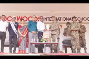 NCC opening ceremony at Rockwoods International School