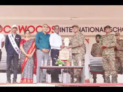 NCC opening ceremony at Rockwoods International School