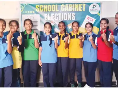 Paramita Heritage CBSC school conducts student elections