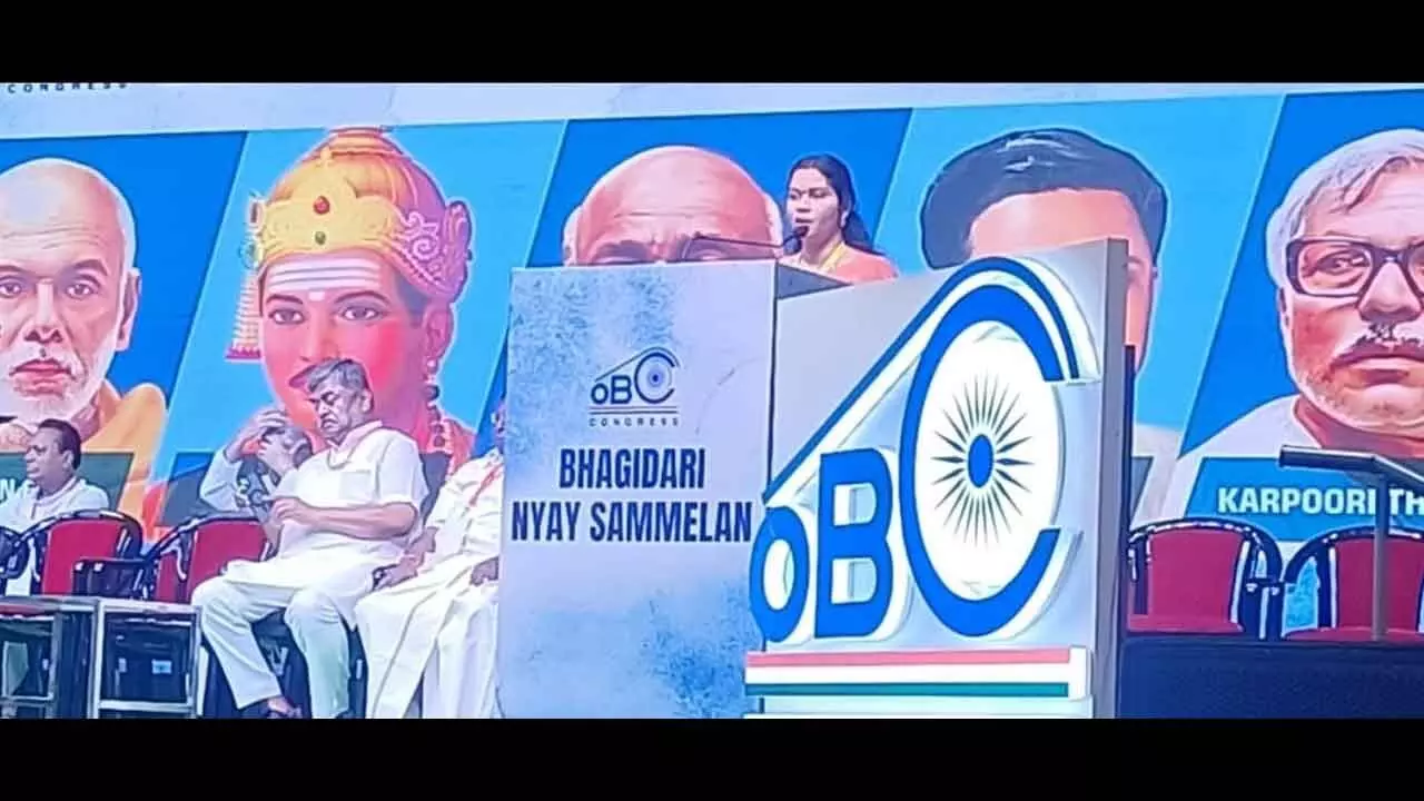 Sarithamma Supports OBC Empowerment at Congress Meeting in Delhi