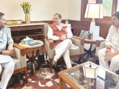 State BJP leader finishes Delhi trip