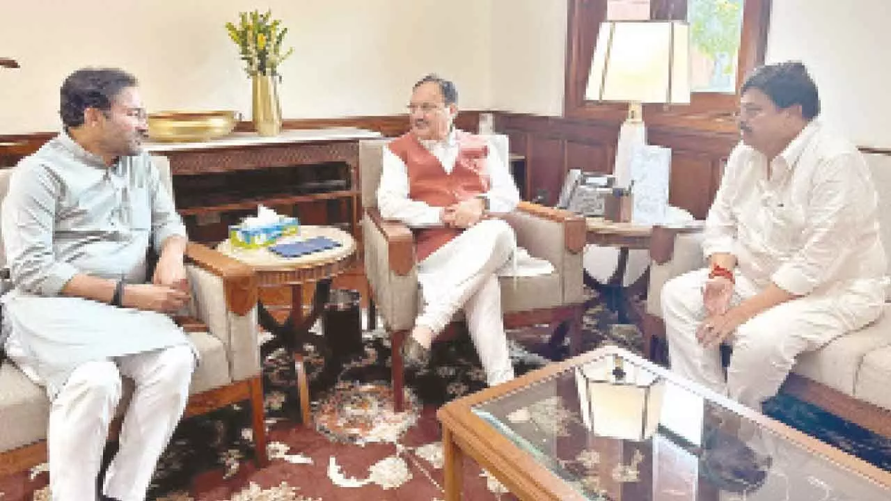 State BJP leader finishes Delhi trip