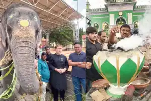 Strong security steps for Bibi-ka-Alam procession