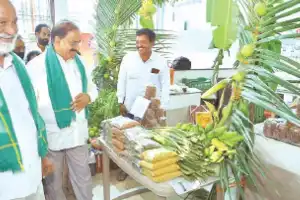 Tummala opens Khammam’s first organic market