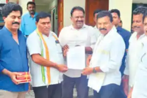 Varala Narasingham becomes Karimnagar Congress VP