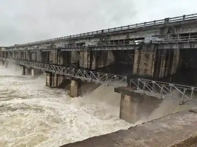 Authorities Release Water from Sangambanda Reservoir Due to Heavy Rains