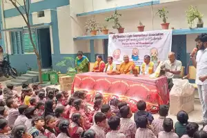 BLIA brings happiness to Hyderabad school children