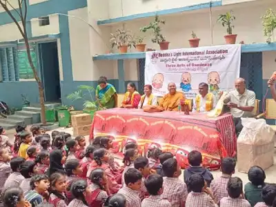 BLIA brings happiness to Hyderabad school children