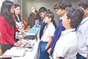 Career fair takes place at Meridian School in Hyderabad