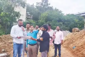 City official checks on current projects