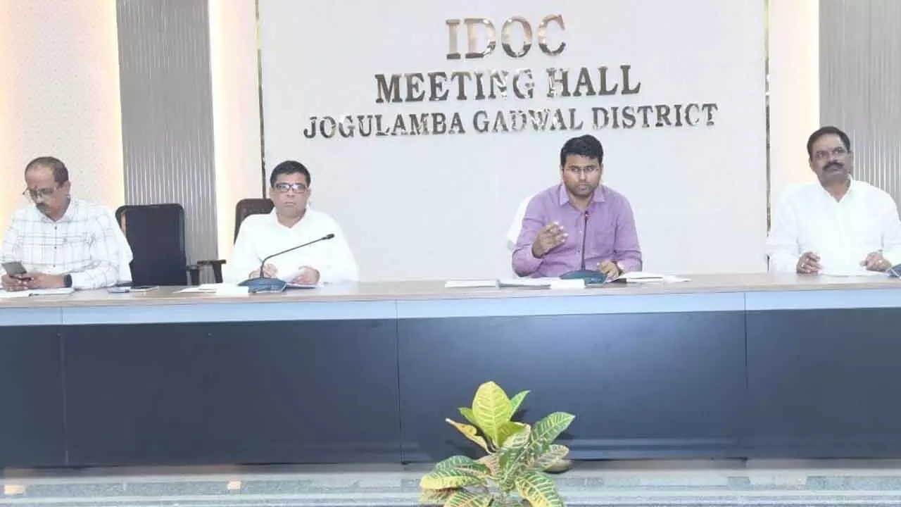 Collector Speeds Up Indiramma Housing Work in District